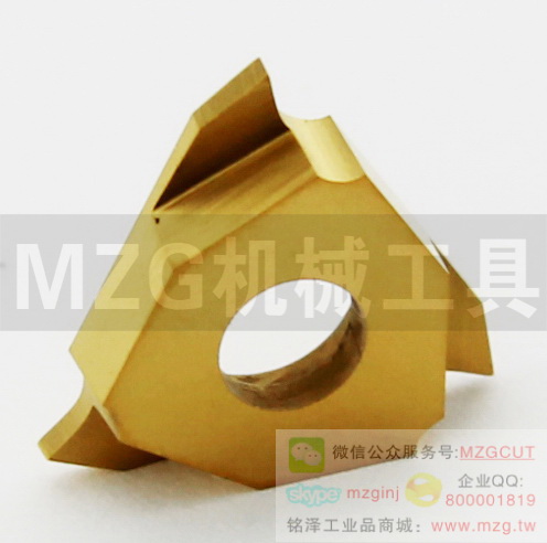 MZG品牌三角形切槽刀片TGF32L MZG三角形浅槽加工用刀片 图片价格